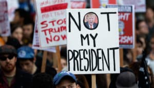 протест против Дональда Трампа