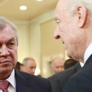 спецпредставитель президента РФ по Сирии Александр Лаврентьев.