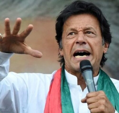 premer ministr Pakistana Imran Han x