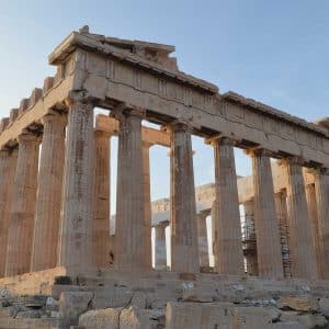 beautiful historical parthenon temple athens greece kopiya x