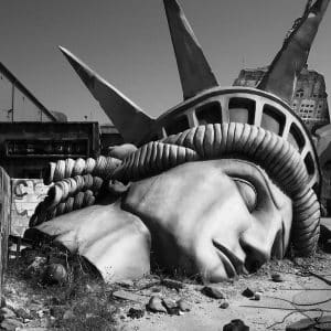 Broken Statue of Liberty x