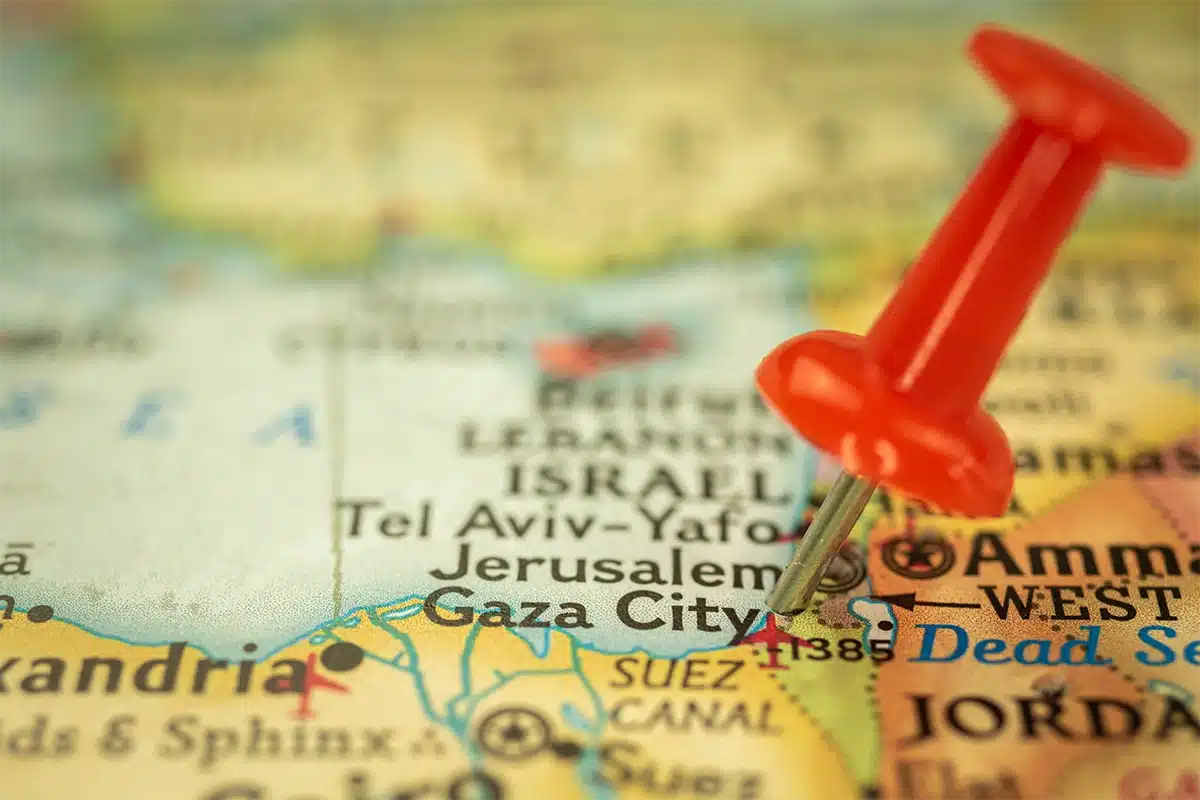 Map of Gaza