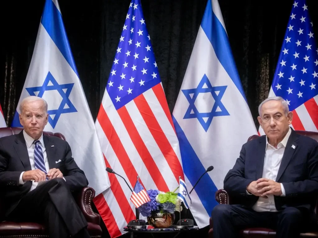 Biden Israel tensions Hamas war Gaza Netanyahu GettyImages x
