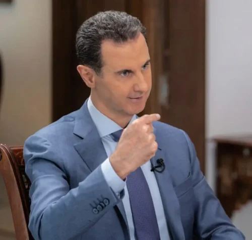 syria president bashar assad interview sky news arabia    associated press x